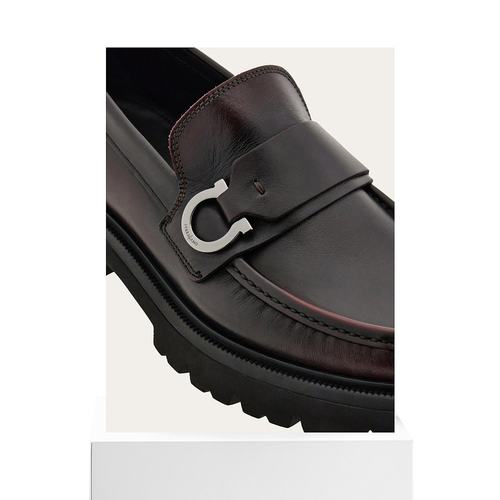 香港直邮Salvatore Ferragamo Gancini标识乐福鞋 菲拉格慕029966 - 图3