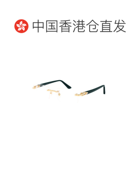 香港直邮CARTIER 男士眼镜 CT0287O009 AW2025 绿色 无框平光镜