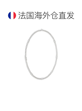 欧洲直邮CELINE/赛琳 23新款男士细款黄铜镀铑手链【付后1h可退】