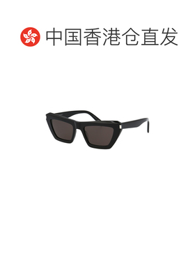 1h可退 香港直邮SAINT LAURENT 女士眼镜 SL467001 AW2024 黑色 S