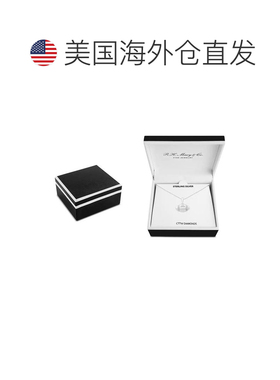 1h可退 【美国直邮】Macy s 钻石足球18英寸吊坠项链 1 10克拉 纯