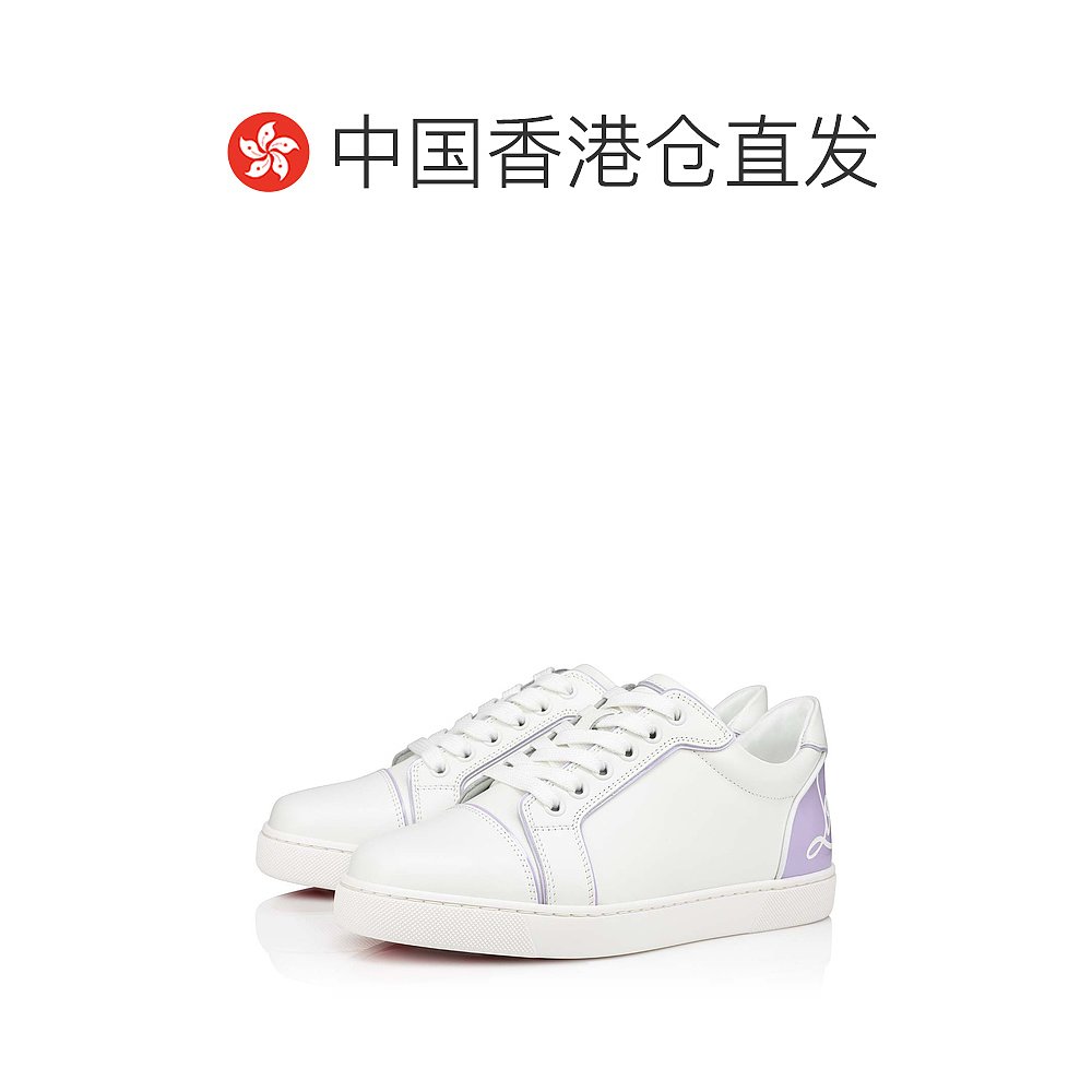 香港直邮CHRISTIAN LOUBOUTIN 女士白色运动鞋 3220579-T363 - 图1