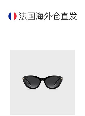 欧洲直邮HUGO BOSS雨果BOSS BLACK 带金色饰边黑色醋酸纤维太