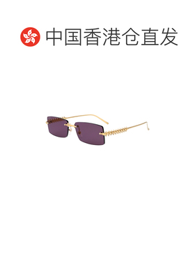 香港直邮CARTIER 女士太阳镜 CT0604S003 SS2026 紫色 无框太阳镜