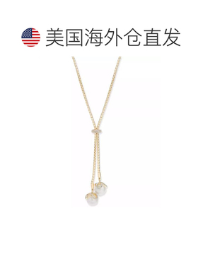 1h可退 【美国直邮】charter club  项链水晶珍珠