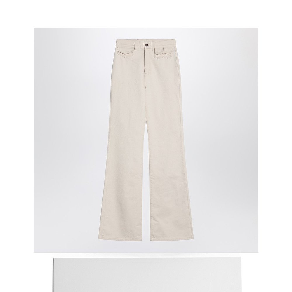 1h可退 香港直邮Chloe 蔻依 女士 喇叭牛仔裤 CH25UDP03251直筒 - 图3