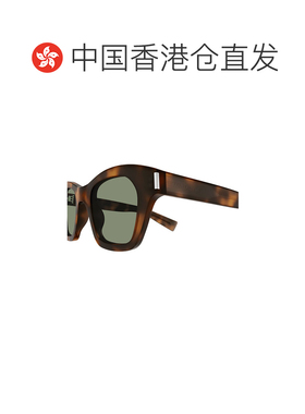 1h可退 香港直邮SAINT LAURENT 男士太阳镜 SL592003 SS2025 黑色