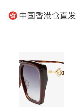 香港直邮Fendi FF Diamonds 太阳镜 FOL106V1P配饰