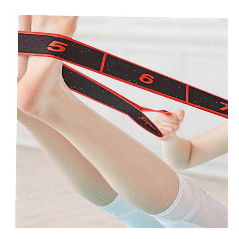 抗阻增肌数字阻力弹力绳臀大肌力C量训练8段锻炼大腿肌肉舞蹈器. - 图3