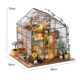 Diy cabin handmade flower house kathy