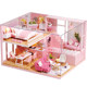 Diy cabin making house assembly model toys