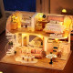 Girls toy building block series castle house