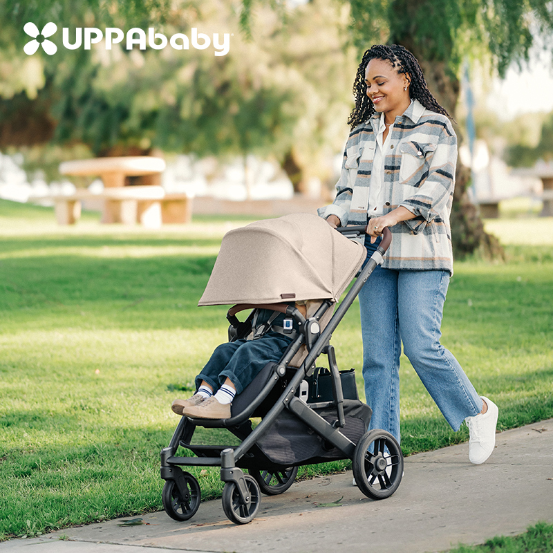 UPPAbaby Cruz V2高景观可坐躺折叠新生婴儿车避震双向宝宝手推车 - 图3