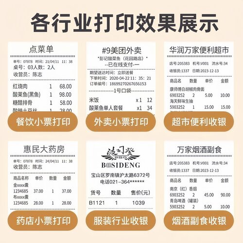 芯烨80mm热敏打印机WiFi无线网口前台收银后厨厨房出单打印机自动切纸餐饮点菜单外卖票据蓝牙小票打印机 - 图0