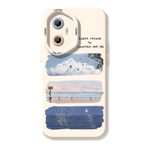 适用华为荣耀play9T手机壳400新款天使眼x70i海边日落magic7液态V40硅胶pro风景X60/50/30软90男80女GT保护套 - 图3