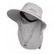 Men's outdoor summer hat with face mask