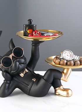 沛纳丽树脂收纳摆件轻奢玄关客厅