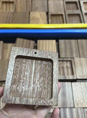 线香木底座创意倒挂香炉香插沉香香座室内家用禅意香线檀香木底座