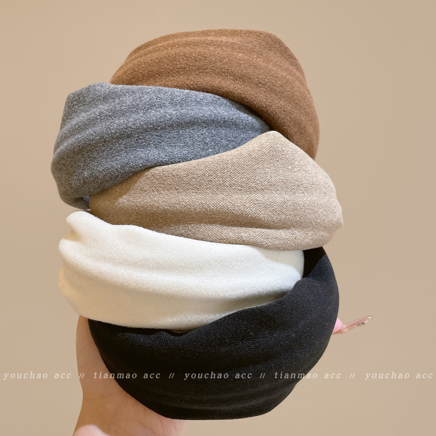 显脸小宽边发箍女高颅顶2025新款日常外戴头箍发卡高级感洋气时尚,淘宝优惠券,粉丝福利购,淘宝优惠卷