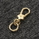 Metal flower waist key chain bag hanging buckle jewelry ring