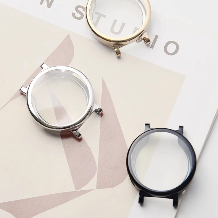 萱芊适用于手表保护壳带膜电镀色华为手表GT5GT4表壳女款手表壳新款女智能41mm表盘银黑透明凝霜白皓月银,淘宝优惠券,粉丝福利购,淘宝优惠卷