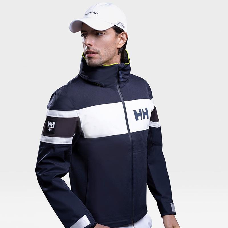 【韩东君同款】HELLY HANSEN/HH 男士户外登山徒步冲锋衣防水SALT - 图1