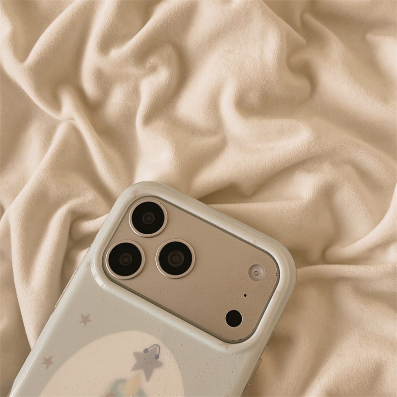 独壳 ins蓝色星星蜡烛小狗带链条适用苹果17promax手机壳可爱iPhone16新款15防摔14pro女款13双层手机套硬壳,淘宝优惠券,粉丝福利购,淘宝优惠卷