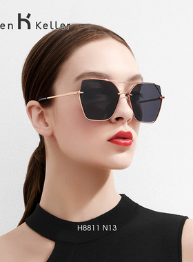 太阳镜海伦凯勒近视可配度数女款