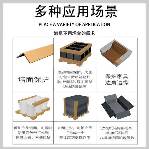 牛皮纸护角条L型包装家具防撞角纸板护角打包快递装修阳角保护条 - 图3