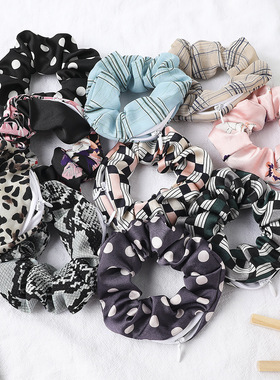 Korean version velvet cloth pig large intestine headband, v