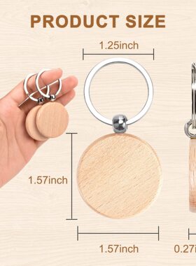 DIY wooden keychain, beech wood keychain, wooden keychain,