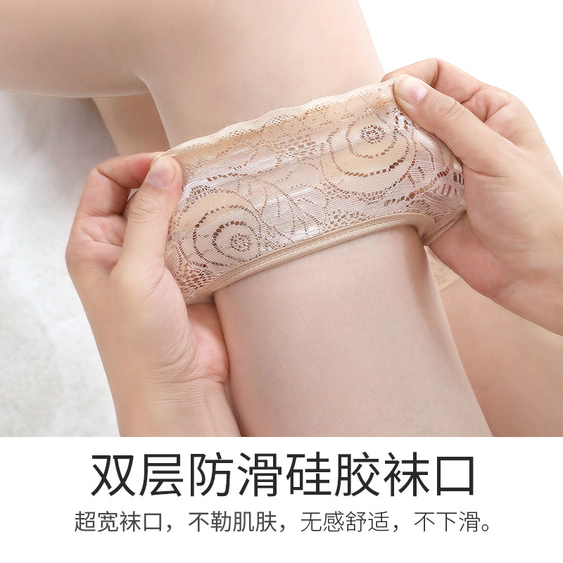 日本福助长筒丝袜女性感黑超薄袜子 fukuske福助长筒袜