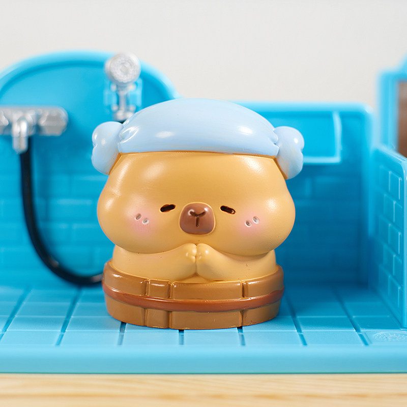 可爱卡皮巴拉盲盒水豚摆件办公Q版明盒指定手办潮玩公仔生日礼物,淘宝优惠券,粉丝福利购,淘宝优惠卷