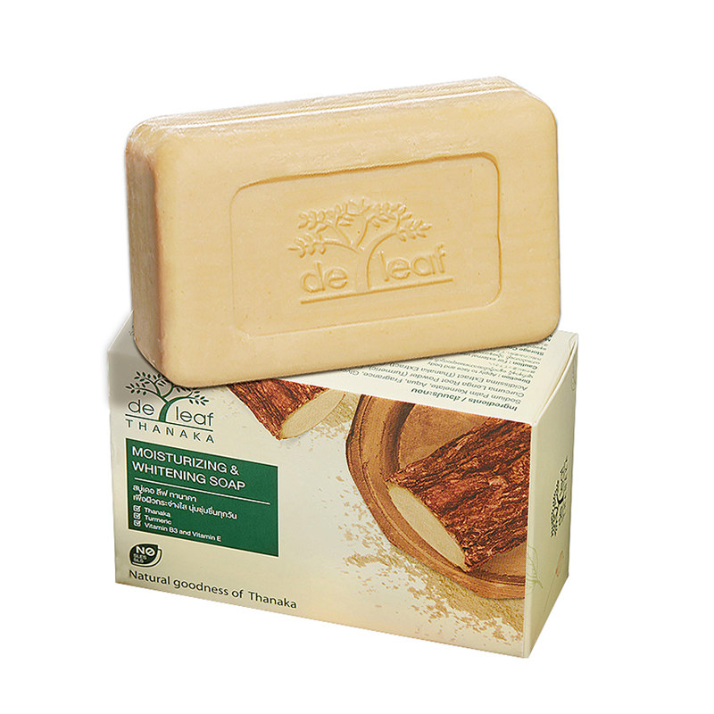 deleaf泰国进口檀娜卡臻白沐浴皂 deleaf海外身体皂