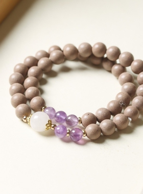 非遗传承合香珠双圈款手串