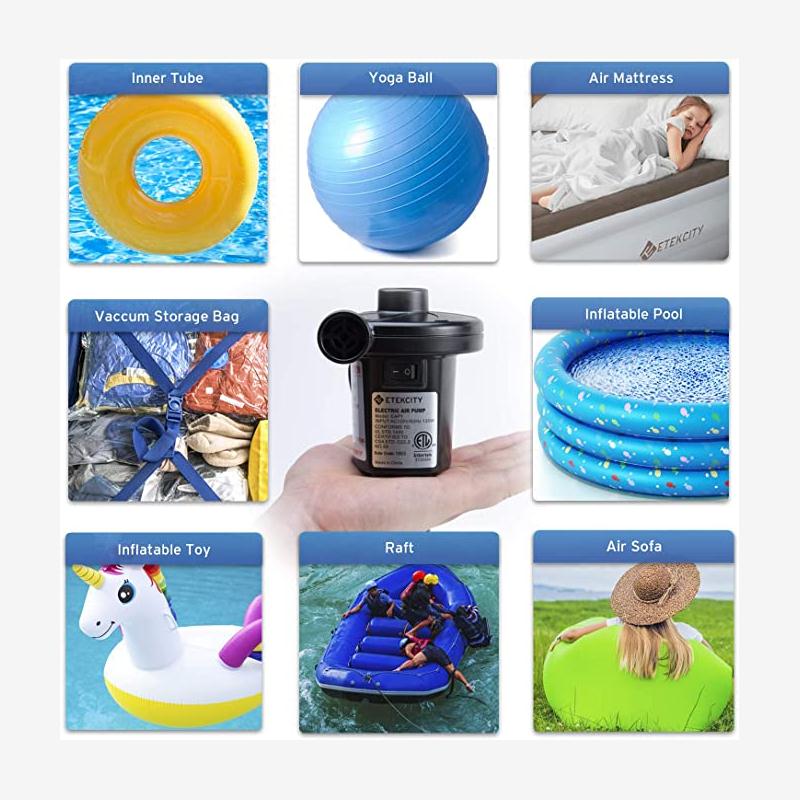 DC 12V Electric Air Mattress Inflatable Pump For Car Camping - 图2