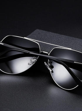 新款飞行员偏光太阳镜可配带度数太阳眼镜防紫外线开车防晒墨镜男