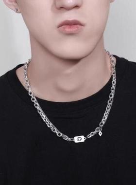 十二星座项链男士款潮流轻奢小众设计感潮牌百搭高级感男生锁骨链