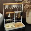 Japanese iron jewelry hanger entrance key high-end exquisite jewelry rack necklace earrings ring storage display rack