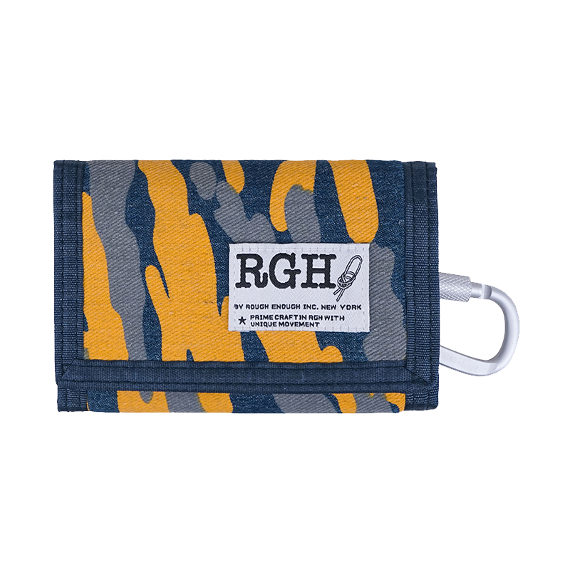 rgh帆布钱包潮牌短款三折卡包挂绳 RGH钱包