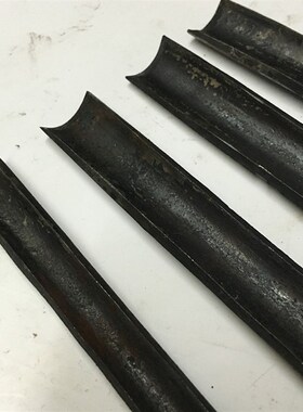 包邮手工锻打木工凿子贴钢凿木工半圆凿圆铲木工铲雕花凿弧形凿