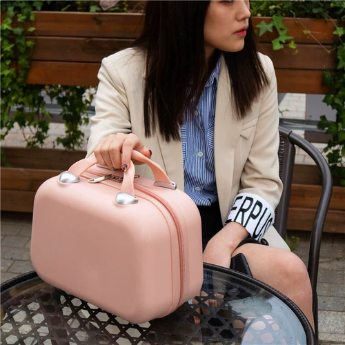 Вместительная и большая портативная косметичка, сумка через плечо, поясная сумка, зеркало для ухода за кожей, коробка, брендовый ящик для хранения, изысканный стиль