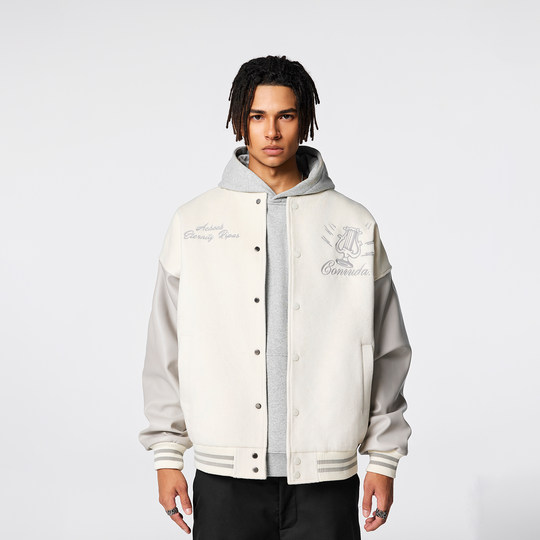 Chaqueta de béisbol estilo college americano Acchock