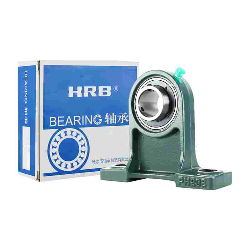 HRB哈尔滨外球面带座轴承UCPH201 202 203 204 205 206 207 208 - 图3
