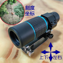 Cross scale with coordinate single-cylinder telescope 8 times mirror view bird view target HD high-times ranging excitachial owl