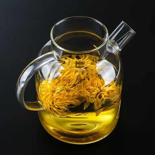 玻璃茶壶家用泡茶壶煮茶蒸茶壶耐热大容量烧开水壶花茶壶茶具套装 - 图3