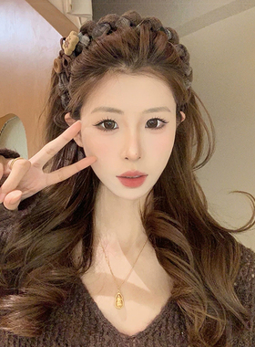 小熊蝴蝶结齿梳发箍女2026新款