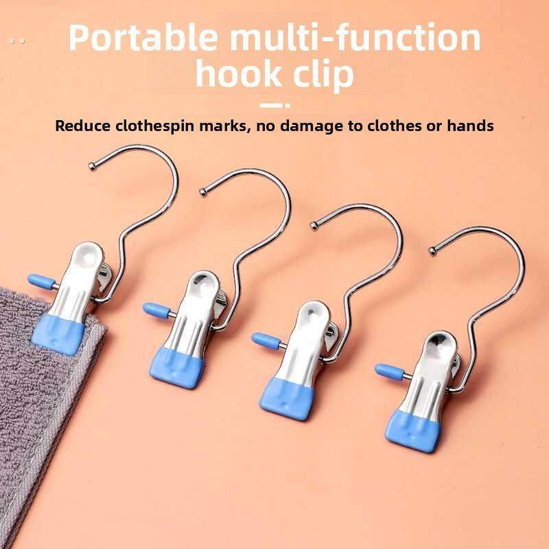 多功能带挂钩夹子帽子收纳架神器裤子裤袜夹晾晒袜夹挂布料皮革夹,淘宝优惠券,粉丝福利购,淘宝优惠卷