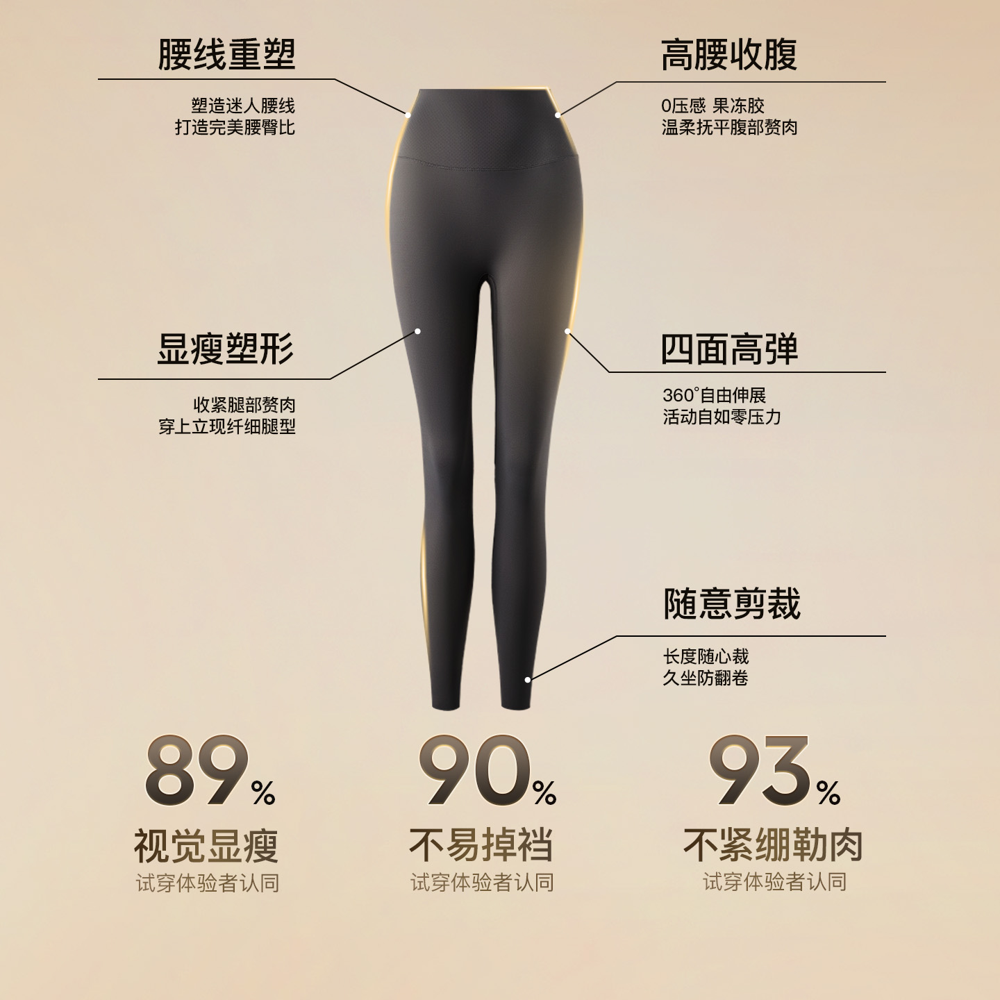 曲线主义鲨鱼裤女可外穿夏季瑜伽裤显瘦薄款三五分骑行裤打底裤女