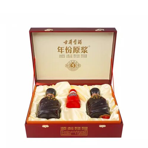 古井贡酒 年份原浆古5礼盒 50度500mL*2瓶白酒送礼 - 图1